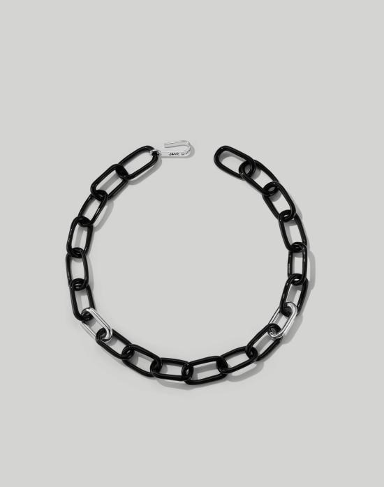  제인 다렌스부르그 목걸이/팬던트 제인 다렌스버그 초커 블랙/실버 - JANE DARENSBOURG