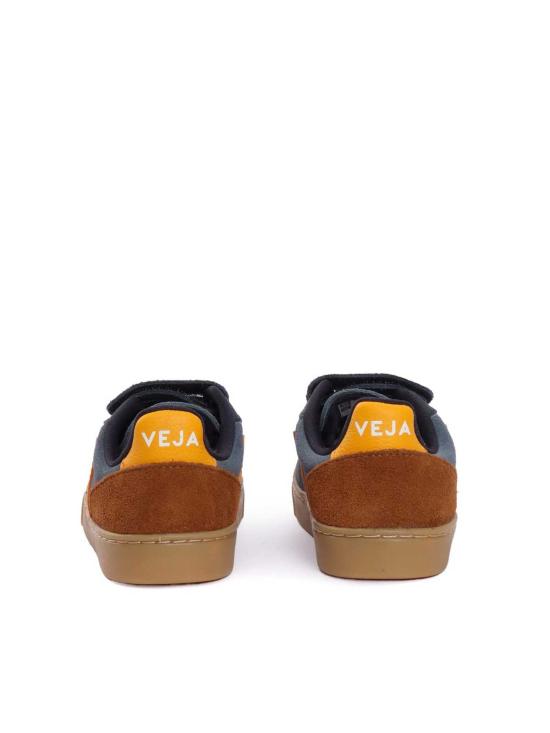  [키즈] 베자 스니커즈 Veja 키즈 스몰 V 10 스웨이드 스니커즈 그레이 - VEJA