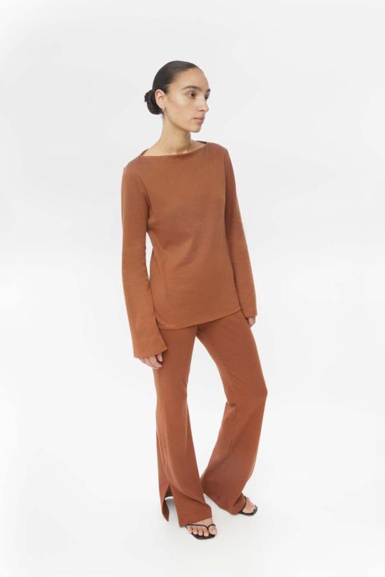 DĀL THE LABEL 스웨터 DĀl The Label 울 블렌드 보트넥 - OTHER BRANDS