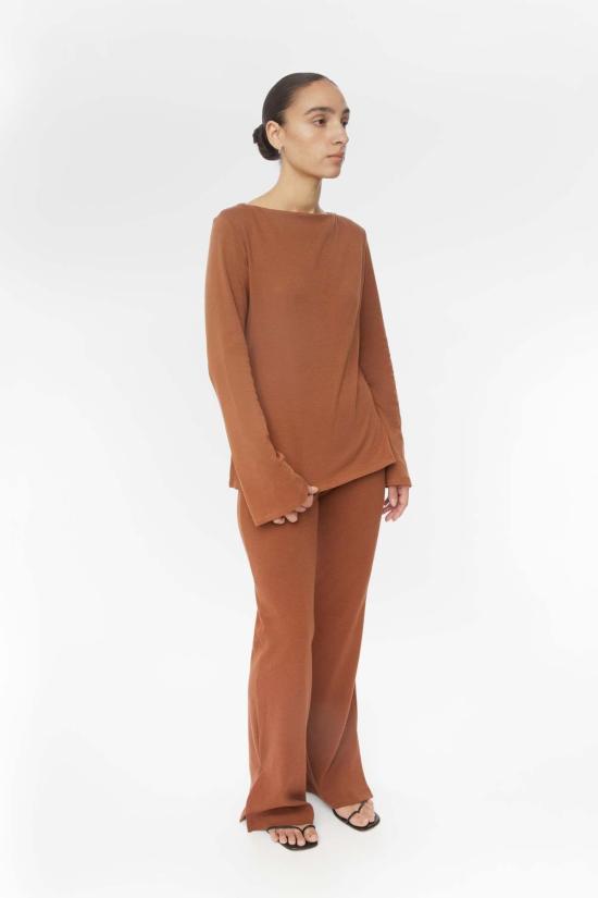  DĀL THE LABEL 스웨터 DĀl The Label 울 블렌드 보트넥 - OTHER BRANDS