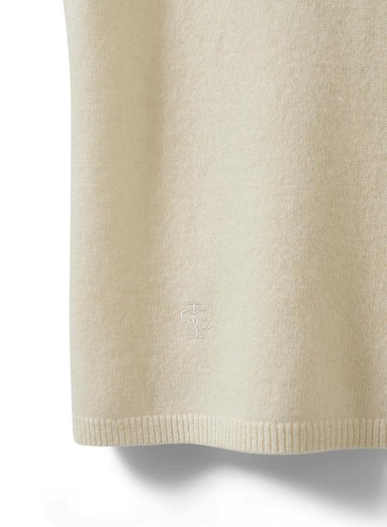  더 가먼트 반팔 티셔츠 가먼트 코모 니트 티 크림 - THE GARMENT