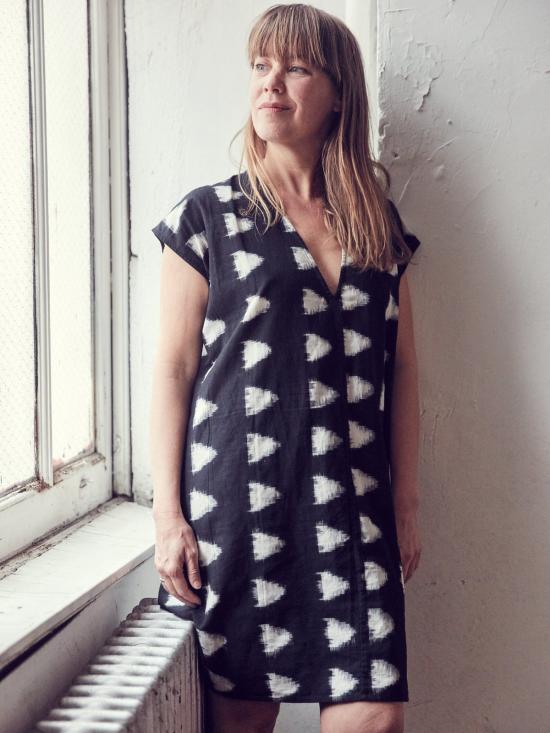  에이치 프레드릭손 숏 원피스 H. 프레드릭손 러브 드레스 블랙/크림 - H FREDRIKSSON