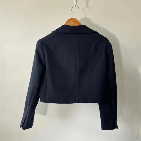  헤더 할란 수트 자켓 크롭 DB 블레이저 네이비 트윌 - HEATHER HARLAN