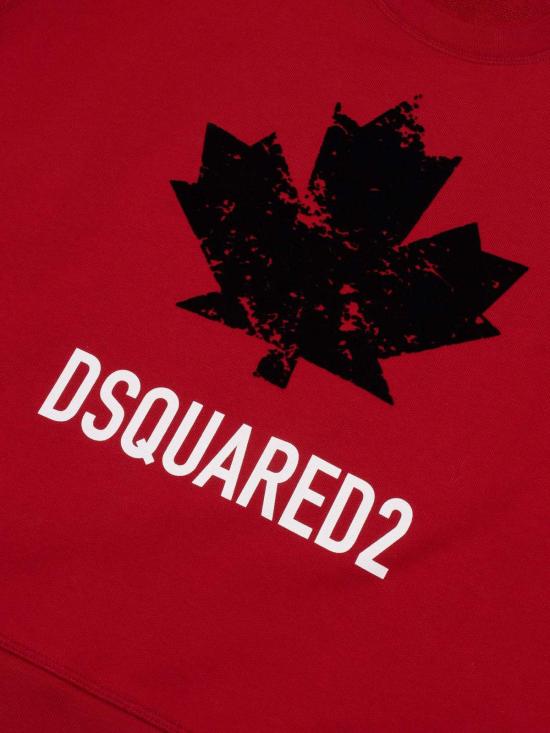  [키즈] 디스퀘어드2 풀오버 키즈  스웨터 레드 - DSQUARED2