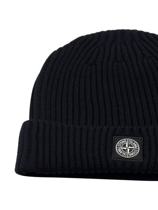  [키즈] 스톤 아일랜드 모자 키즈   블루 - STONE ISLAND