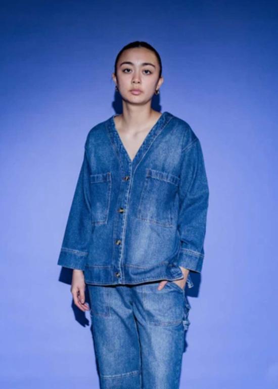  에 티그르 가디건 Et Tigre Miguel 데님 카디건