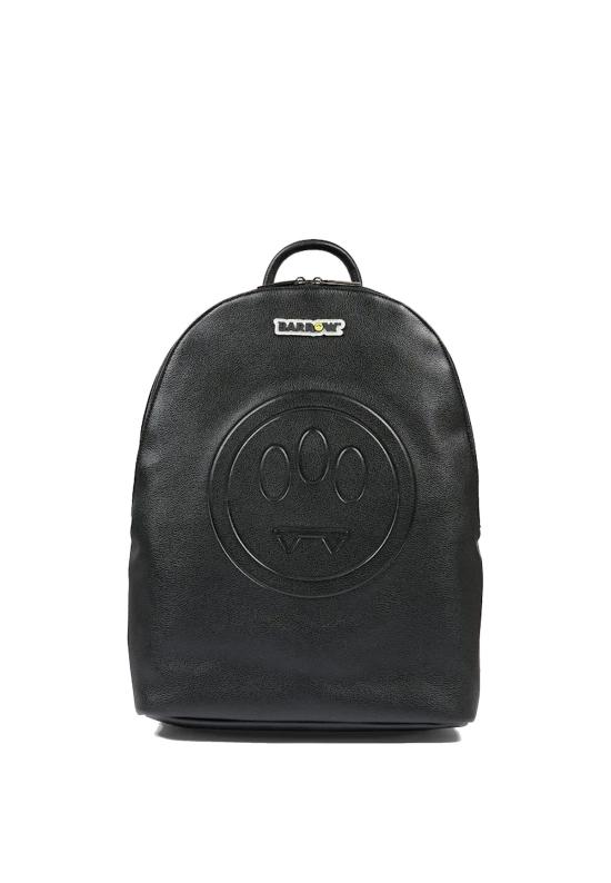  [키즈] 바로우 백팩 어린이용 손수레 모양 백팩 (스마일리 디자인, 검정색)