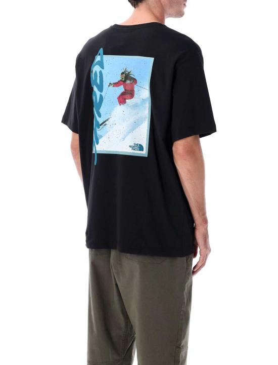  노스페이스 반팔 티셔츠 NSE 슬로프 릴랙스드 티셔츠 블랙 - NORTH FACE