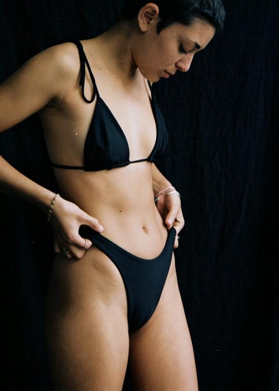  마레 퍼페투아 비키니 수영복 마레 페르페투아 에센셜 바텀스 젯 블랙 - MARE PERPETUA