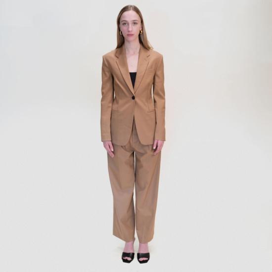  텔라 스트레이트 팬츠 맨체스터 트라우저스 카멜 - TELA