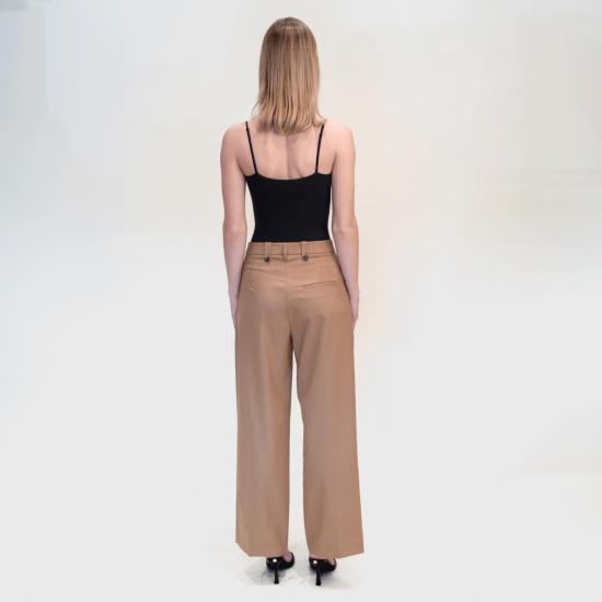  텔라 스트레이트 팬츠 맨체스터 트라우저스 카멜 - TELA