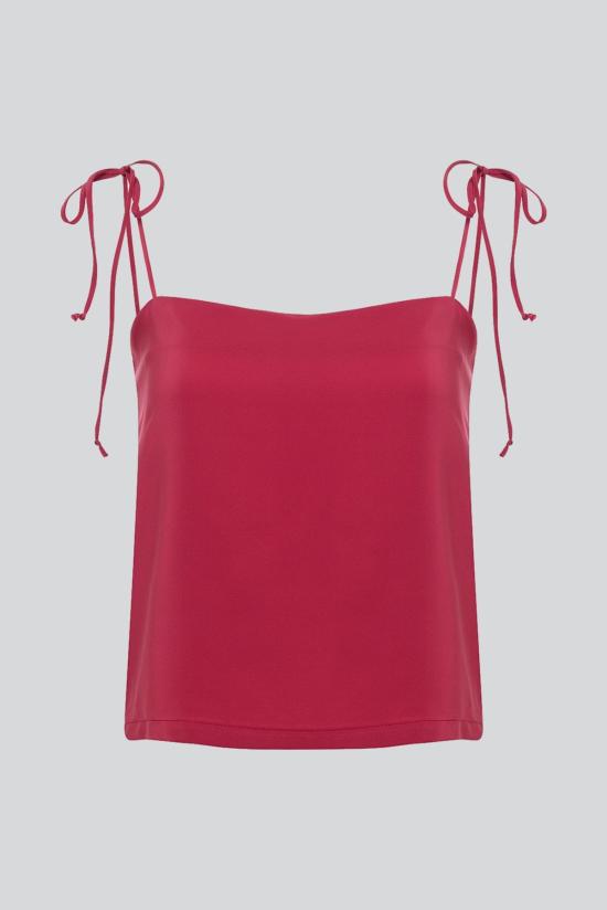  Norte 민소매 티셔츠 노르테 퀼마스 업사이클 탑 레드