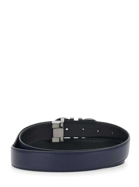  살바토레 페라가모 가죽 벨트 페라가모 뉴 간치오  블루 - SALVATORE FERRAGAMO