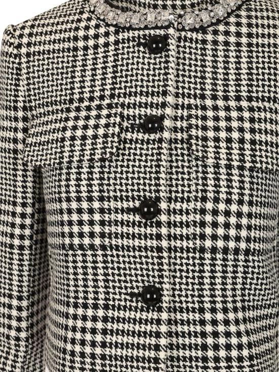  셀프 포트레이트 자켓 울 하운드투스 테일러드 재킷 멀티컬러 - SELF PORTRAIT