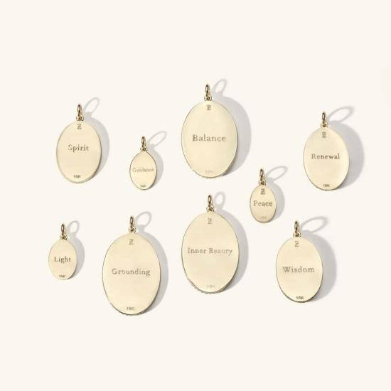  자하바 목걸이/팬던트 석류 토큰 펜던트 골드 - ZAHAVA