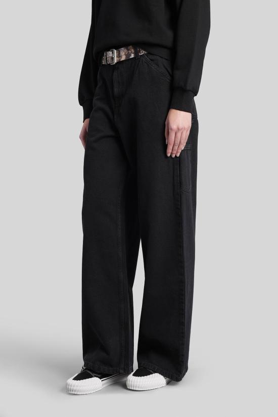  칼하트 데님 팬츠 카하트 W 진 팬츠 블랙 - CARHARTT