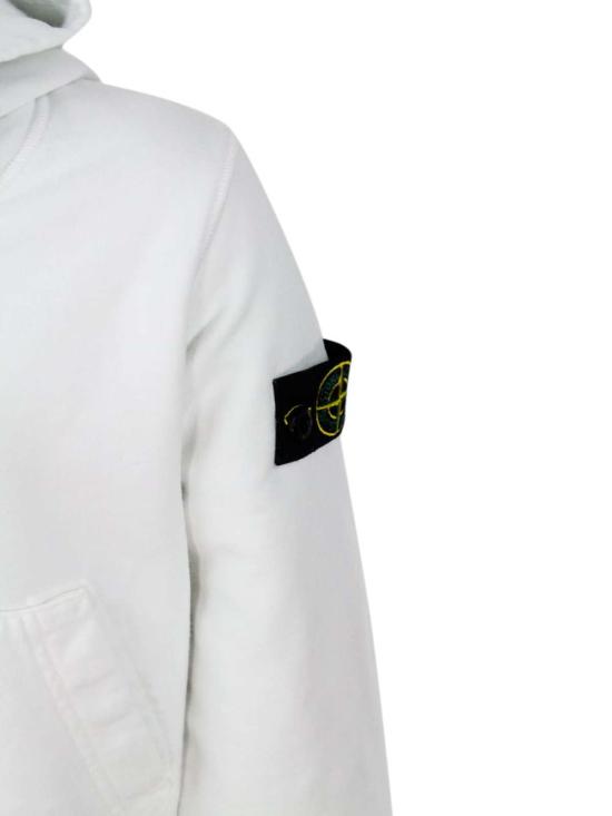  [키즈] 스톤 아일랜드 풀오버 키즈  스웨터 화이트 - STONE ISLAND
