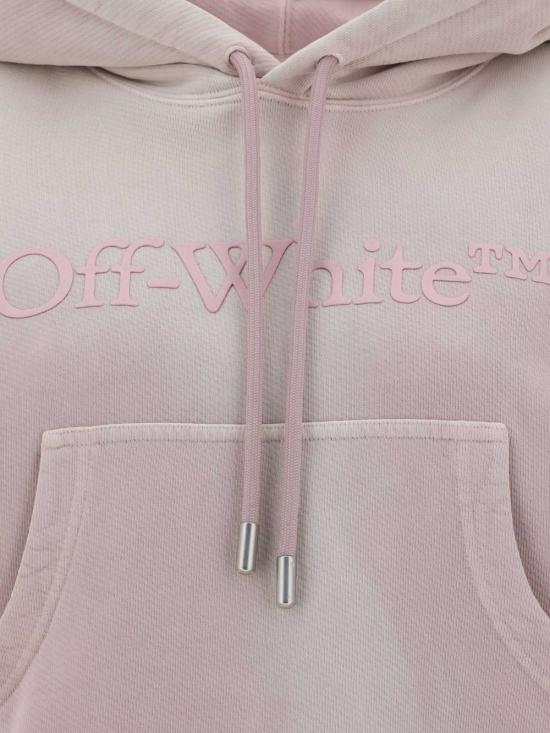  오프화이트 긴팔 티셔츠 오프 화이트 런드리 오버 후디 번니쉬드 라일락 - OFF WHITE