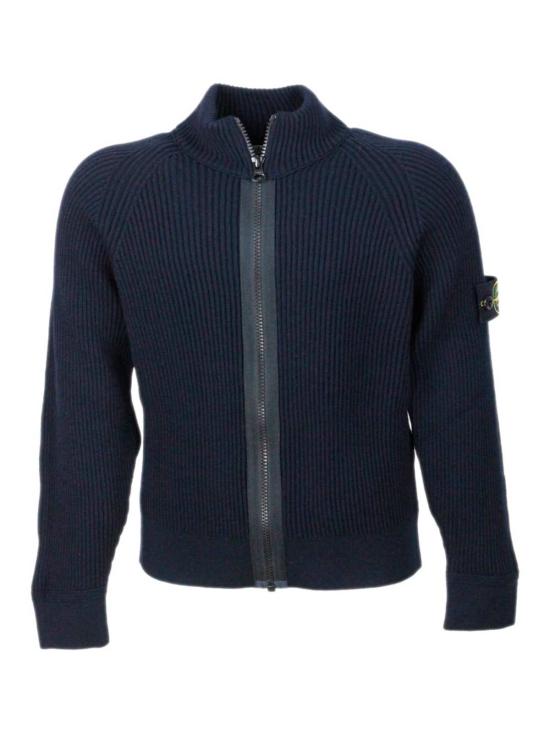  [키즈] 스톤 아일랜드 풀오버 아동용 스웨터 블루