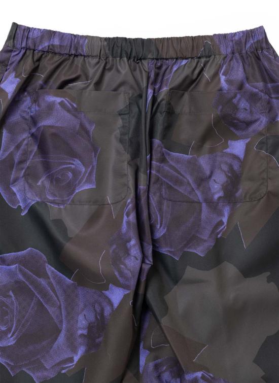  언더커버 숏팬츠 로즈 와이드 쇼츠 블랙 베이스 - UNDERCOVER