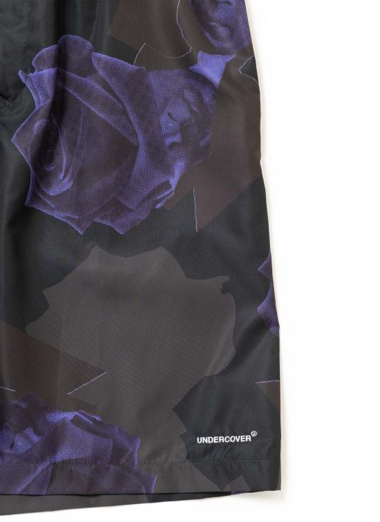  언더커버 숏팬츠 로즈 와이드 쇼츠 블랙 베이스 - UNDERCOVER