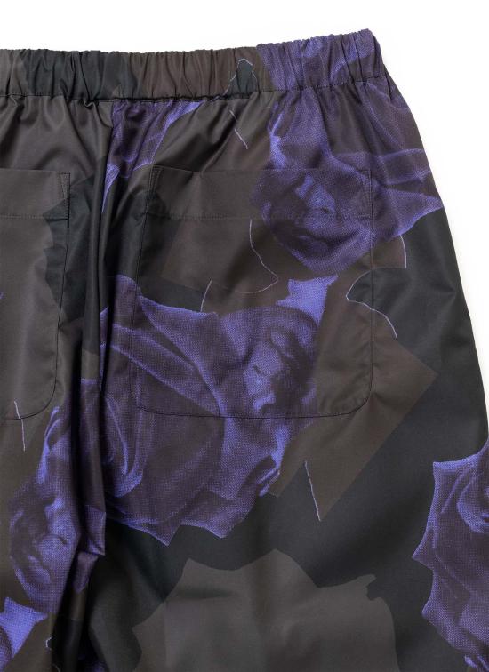  언더커버 숏팬츠 로즈 와이드 쇼츠 블랙 베이스 - UNDERCOVER