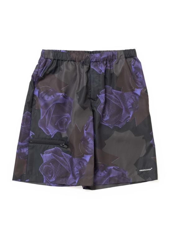  언더커버 숏팬츠 로즈 와이드 쇼츠 블랙 베이스