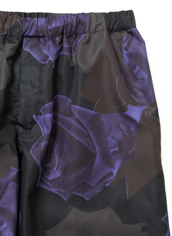  언더커버 숏팬츠 로즈 와이드 쇼츠 블랙 베이스 - UNDERCOVER