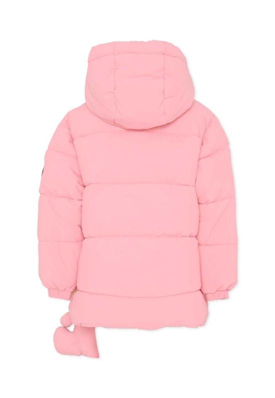  [키즈] 바로우 자켓 곰돌이 무늬가 있는 핑크색 아동용 배로우 다운 재킷 - BARROW