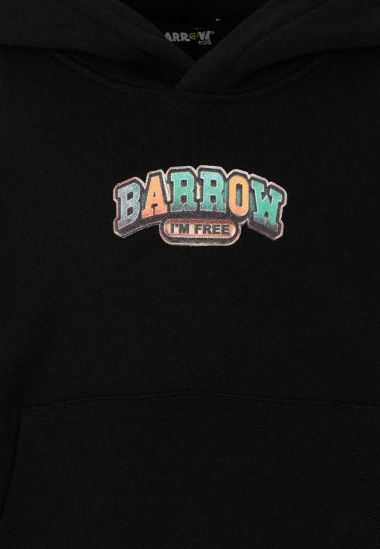  [키즈] 바로우 풀오버 키즈  블랙 스웨트셔츠 블랙 - BARROW