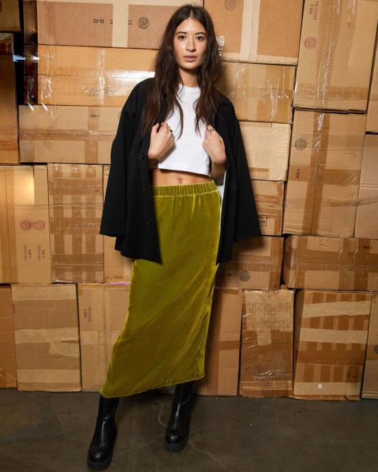  LWN 롱 스커트 Lwn Glenn 스커트 카피르 그린 - OTHER BRANDS