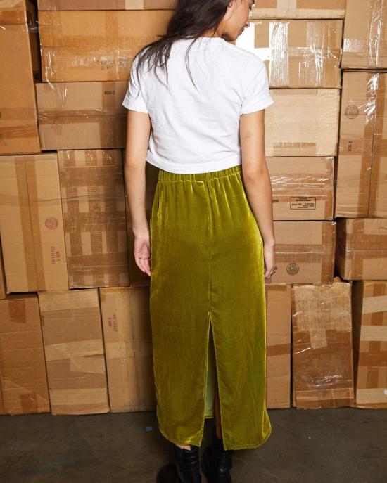  LWN 롱 스커트 Lwn Glenn 스커트 카피르 그린 - OTHER BRANDS