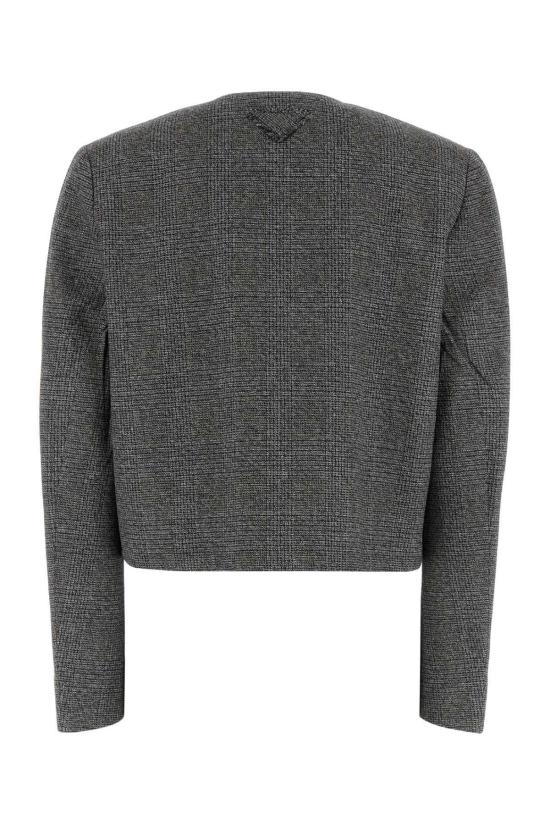  프라다 수트 자켓 글렌체크 블레이저 아르데시아 - PRADA