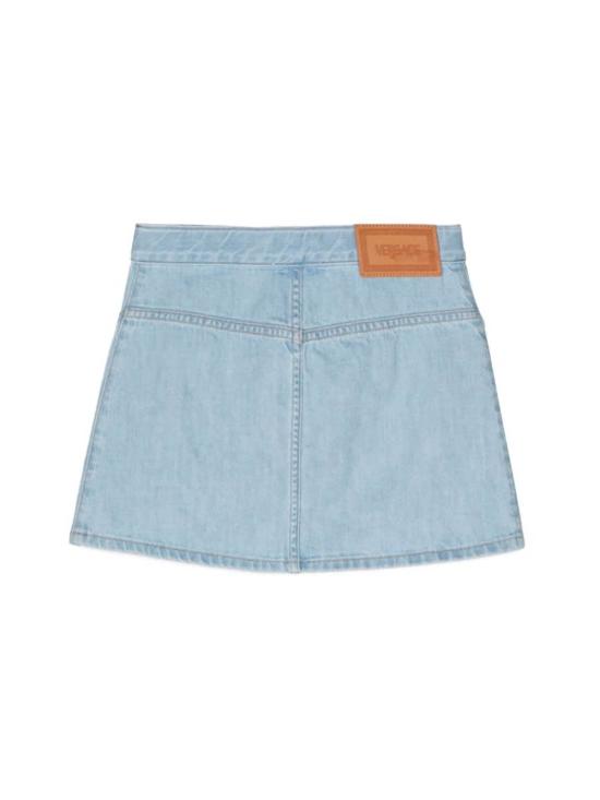  [키즈] 베르사체 스커트 키즈  데님 블루 - VERSACE