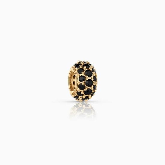  탯치 팔찌 Thatch Astra Pave Bead Charm Black