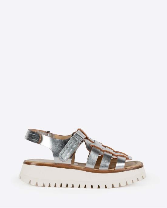  Labucq 샌들 라부크 부머 스포츠  실버 - OTHER BRANDS