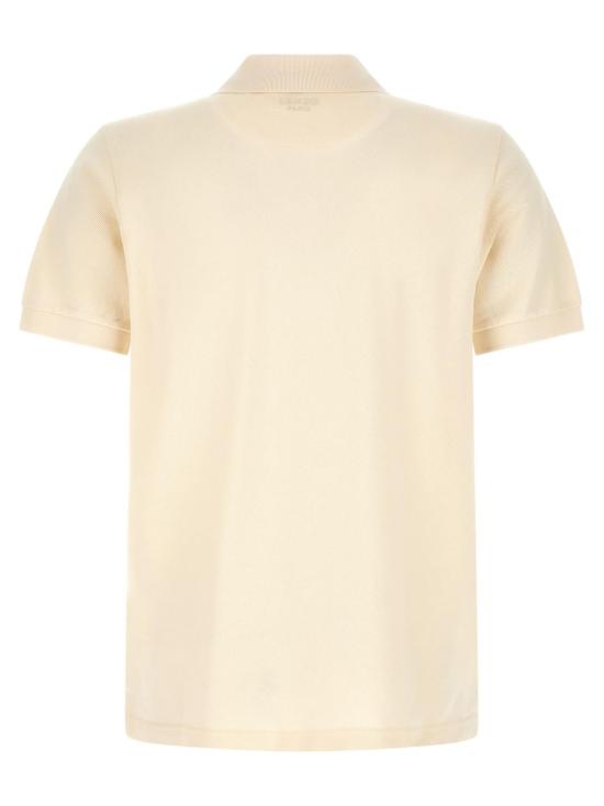 겐조 폴로 티셔츠 보케 플라워 폴로 셔츠 베이지 - KENZO