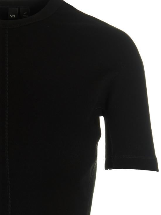  와이쓰리 반팔 티셔츠 Y3 로고 티셔츠 블랙 - Y-3