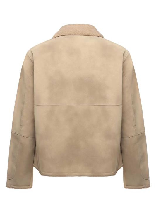  리프레젠트 자켓 인조 모피 재킷 커피를 표현하세요 - REPRESENT