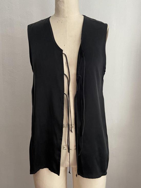  케흘러 오마지오 민소매 티셔츠 칼레 프론트 타이 탱크 - KAHLER OMAGGIO