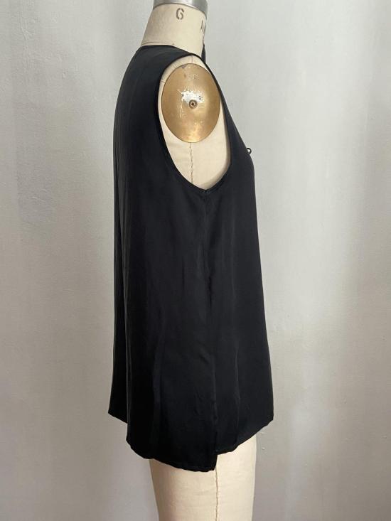  케흘러 오마지오 민소매 티셔츠 칼레 프론트 타이 탱크 - KAHLER OMAGGIO