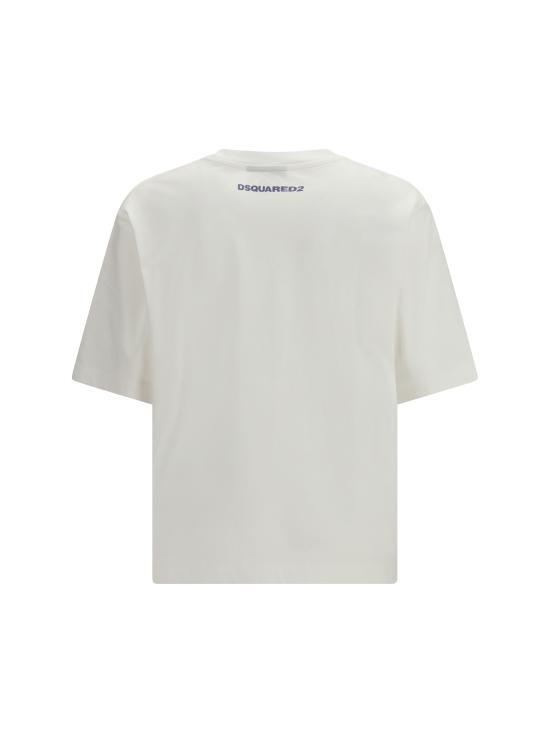 26SS 디스퀘어드2 반팔 티셔츠 S74GD1548D20108 100 WHITE - DSQUARED2
