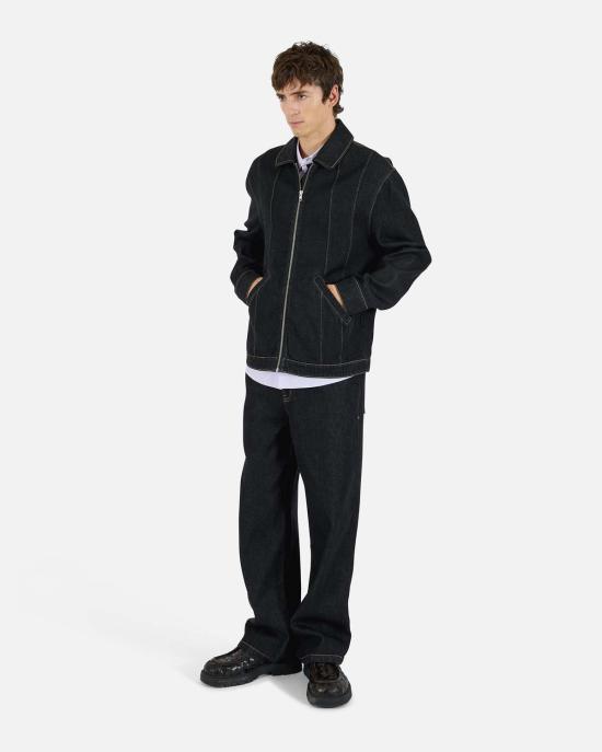  크로스트 데님 자켓 데님 콤보 재킷 - KROST