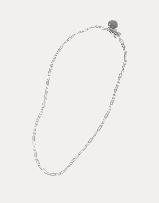  클레드 목걸이/팬던트 타원형 초커 목걸이 스털링 실버 - CLED