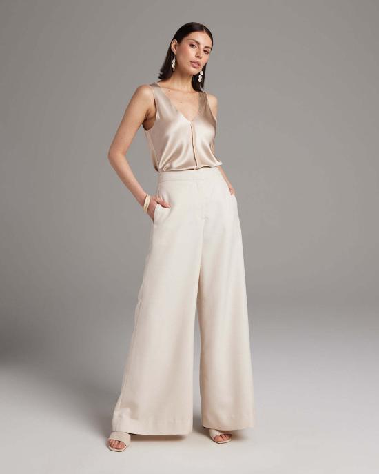  VOZ 스트레이트 팬츠 보즈 하이웨이스트 팬츠 - OTHER BRANDS