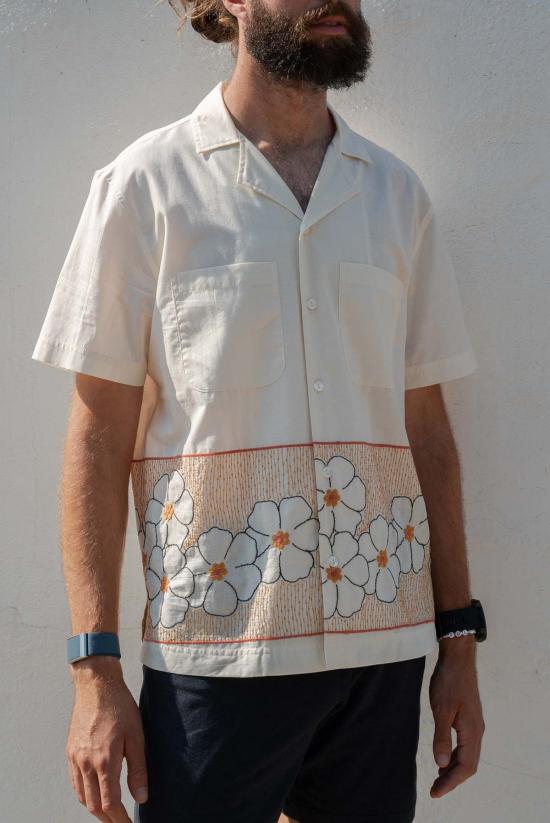  Jess Meany 반팔 셔츠 제스 미니 라운지  플로럴 - JESS MEANY