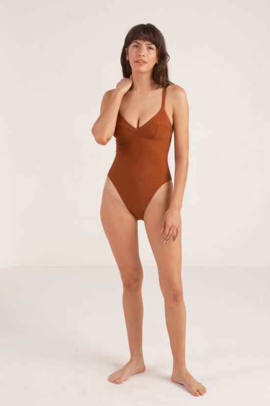  갈라마르 원피스 수영복 시몬 원피스 테라코타