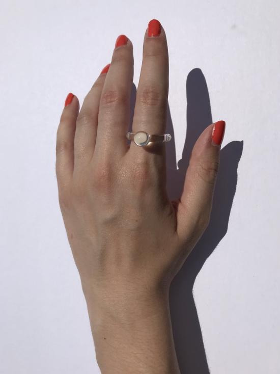  JANE D'ARENSBOURG 반지 제인 다렌스버그 도트 링 클리어 - OTHER BRANDS