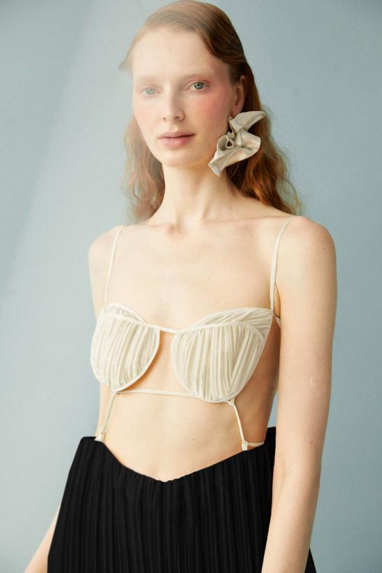  루이자 에 라 루나 롱 원피스 Luisa Et La Luna 에로스 플리츠 드레스 - LUISA ET LA LUNA