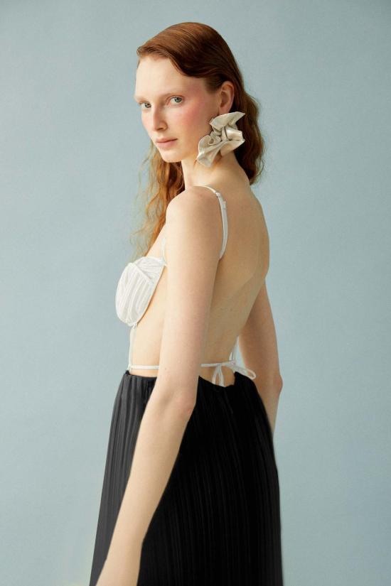  루이자 에 라 루나 롱 원피스 Luisa Et La Luna 에로스 플리츠 드레스 - LUISA ET LA LUNA